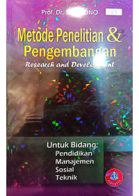 Metode Penelitian  & Pengembangan Research and Development