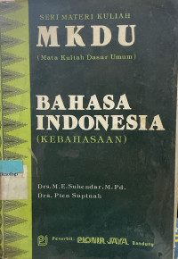 Image of Bahasa Indonesia ( Kebahasaan )