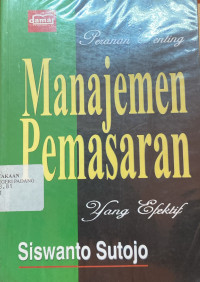 Peranan Penting Manajemen Pemasaran Yang Efektif