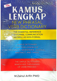 Kamus Lengkap New Phrasal Verb Dictionary