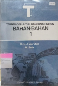 Teknologi Untuk Bangunan Mesin Bahan-Bahan , Alih Bahasa Haroen