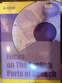 Focus On The English Parts Of Spech