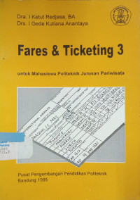 Image of Feres 8 Ticketing 3 ; Utuk Mahasiswa Politeknik Jurusan Pariwisata