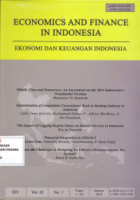 Economics and Finance in Indonesia: ekonomi dan keuangan Indonesia