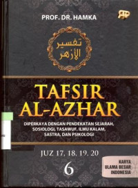Image of Tafsir Al-Azhar Juz 17,18,19,20 (jil 6)