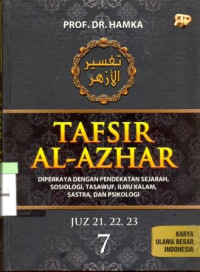 Tafsir Al-AZHAR Juz 21,22,23