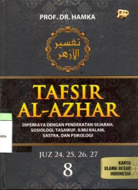 Tafsir Al-Azhar Juz 24,25,26,27 (jil 8)