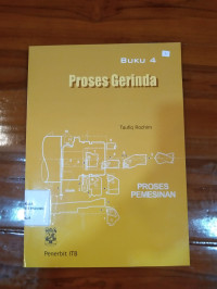 Image of Proses Gerinda ; Proses Permesinan