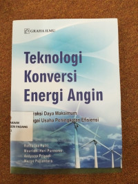 Teknologi Konversi Energi Angin