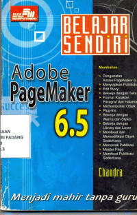 Image of Belajar Sendiri Adobe Page Maker 6.5
