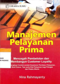 Manajemen Pelayanan Prima