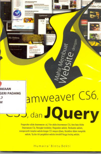 Mahir Membuat Website dengan adobe Dreamweaver CS6,CSS,dan JQUERY