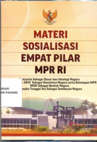 Materi sosialisasi Empat Pilar MPR RI