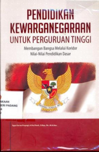Image of Pendidikan kewarganegaraan untuk perguruan tinggi