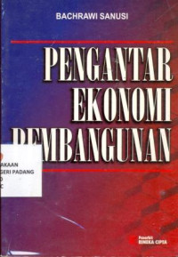 Pengantar ekonomi pembangunan