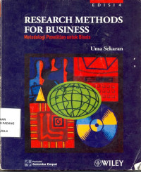Research Methods For Business ; Metodologi Penelitian untuk Bisnis