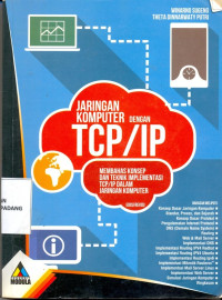 Jaringan Komputer dengan TCP/IP ; membahas konsep dan Teknik Implementasi TCP/IP dalam Jaringan Komputer