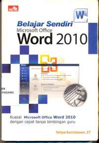 Belajar sendiri microsoft office word 2010