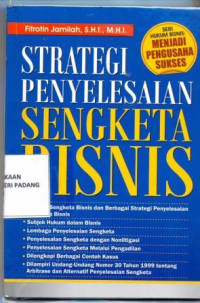 Strategi Penyelesaian sengketa bisnis