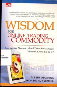 Wisdom For Online Trading Commodity