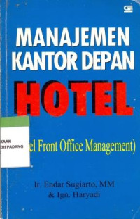 Manajemen Kantor Depan Hotel (Hotel Front Office Management)