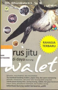 Jurus Jitu budidaya burung walet