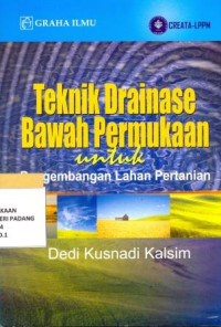 Image of Teknik drainase bawah permukaan