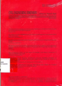 Image of Civil Engineering Dimension: Journal of Civil engiinering Science and Application