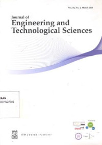 Image of Journal of engineering and Technological Sciences