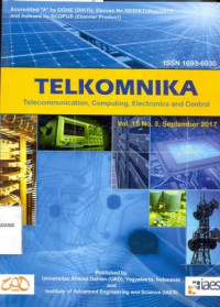 Image of Telkomnika: Telecomunication, Computing, Eletrics and Control