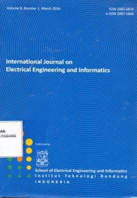 Image of International Journal on Electrical Engineering and Informatics