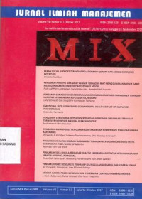 Image of Jurnal Ilmiah Manajemen