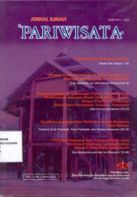 Image of jurnal ilmiah pariwisata