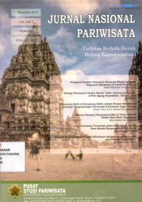 Image of jurnal nasional pariwisata