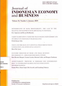 Journal of Indonesian Economy and Business