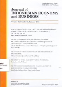 Journal of Indonesian Economy and Business