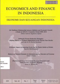 Image of Economics and Finance in Indonesia