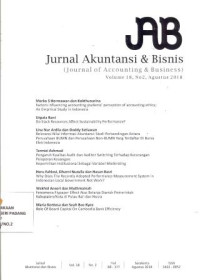 Jurnal Akuntansi dan Bisnis