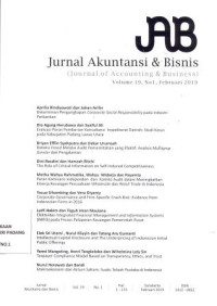 Image of Jurnal Kuntansi dan Bisnis