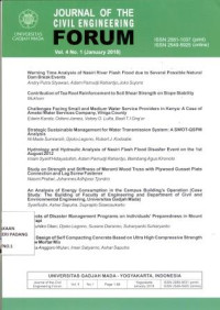 Journal of The Civil Engineering Forum