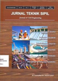 Image of Jurnal Teknik Sipil; Journal of Civil Engineering