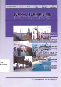 Image of Jurnal Teknik Sipil