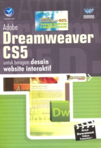 Adobe Dreamweaver C55 untuk beragam desain website interaktif