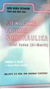 Image of Mekanika Fluida Dan Hidraulika : Teori Dan Soal-Soal