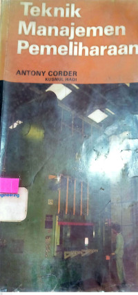 Image of Teknik Manajemen Pemeliharaan