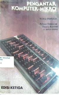 Image of Pengantar Komputer Mikro ; Buku Pemula