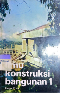 Image of Ilmu Kontruksi Bangunan 1