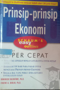 prinsip-Prinsip Ekonomi