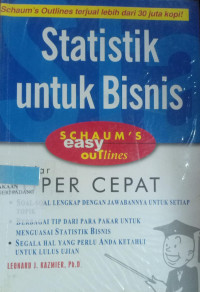 Image of Statistik Untuk Bisnis