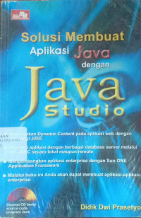 Solusi Membuat Aplikasi Java Dengan Java Studio